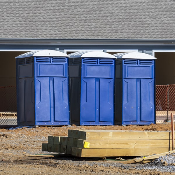 are there any restrictions on what items can be disposed of in the portable restrooms in Middleburg MD